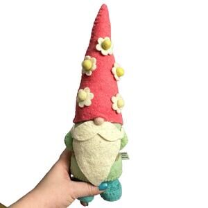 Felt Spring Easter Gnome Flower Daisy Pastel Statue Figure Decor Decoration